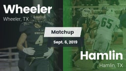 Matchup: Wheeler vs. Hamlin  2019
