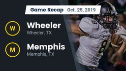 Recap: Wheeler  vs. Memphis  2019