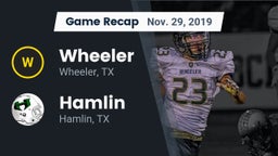 Recap: Wheeler  vs. Hamlin  2019