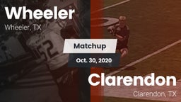 Matchup: Wheeler vs. Clarendon  2020