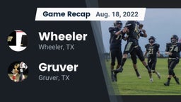 Recap: Wheeler  vs. Gruver  2022