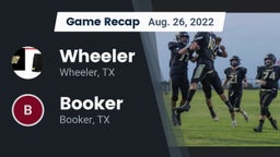 Recap: Wheeler  vs. Booker  2022