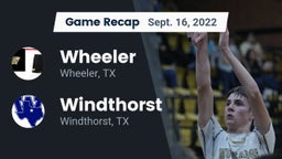 Recap: Wheeler  vs. Windthorst  2022