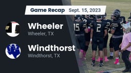 Recap: Wheeler  vs. Windthorst  2023