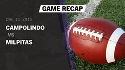 Recap: Campolindo  vs. Milpitas 2015