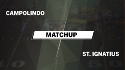 Matchup: Campolindo vs. St. Ignatius  2016