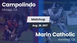 Matchup: Campolindo vs. Marin Catholic  2017
