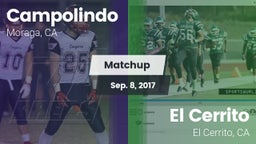 Matchup: Campolindo vs. El Cerrito  2017