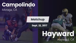 Matchup: Campolindo vs. Hayward  2017
