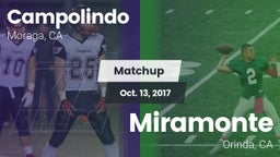 Matchup: Campolindo vs. Miramonte  2017