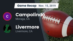 Recap: Campolindo  vs. Livermore  2019