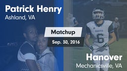 Matchup: Henry vs. Hanover  2016