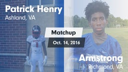 Matchup: Henry vs. Armstrong  2016