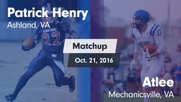 Matchup: Henry vs. Atlee  2016