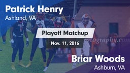 Matchup: Henry vs. Briar Woods  2016