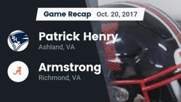 Recap: Patrick Henry  vs. Armstrong  2017