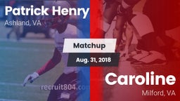 Matchup: Henry vs. Caroline  2018