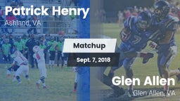 Matchup: Henry vs. Glen Allen  2018