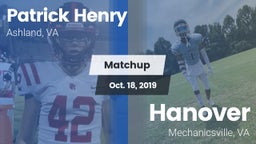 Matchup: Patrick Henry vs. Hanover  2019