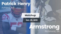 Matchup: Patrick Henry vs. Armstrong  2019