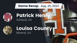 Recap: Patrick Henry  vs. Louisa County  2023