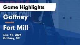 Gaffney  vs Fort Mill  Game Highlights - Jan. 31, 2022