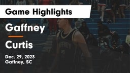 Gaffney  vs Curtis  Game Highlights - Dec. 29, 2023