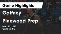 Gaffney  vs Pinewood Prep  Game Highlights - Dec. 30, 2023