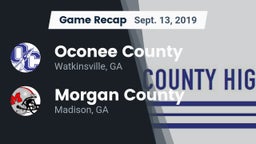 Recap: Oconee County  vs. Morgan County  2019