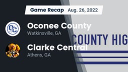 Recap: Oconee County  vs. Clarke Central  2022