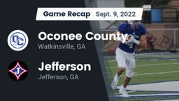Recap: Oconee County  vs. Jefferson  2022