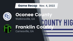 Recap: Oconee County  vs. Franklin County  2022