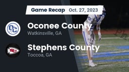 Recap: Oconee County  vs. Stephens County  2023