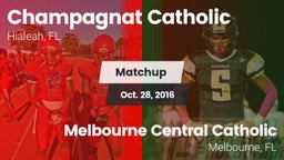 Matchup: Champagnat Catholic vs. Melbourne Central Catholic  2016