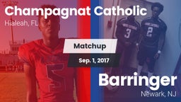 Matchup: Champagnat Catholic vs. Barringer  2017