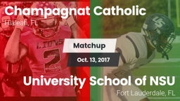 Matchup: Champagnat Catholic vs. University School of NSU 2017