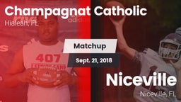 Matchup: Champagnat Catholic vs. Niceville  2018