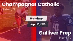 Matchup: Champagnat Catholic vs. Gulliver Prep  2018