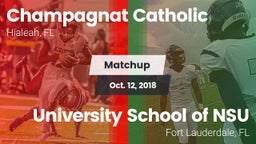 Matchup: Champagnat Catholic vs. University School of NSU 2018