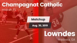 Matchup: Champagnat Catholic vs. Lowndes  2019