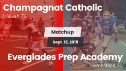 Matchup: Champagnat Catholic vs. Everglades Prep Academy  2019