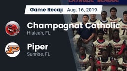 Recap: Champagnat Catholic  vs. Piper  2019