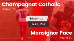 Matchup: Champagnat Catholic vs. Monsignor Pace  2020