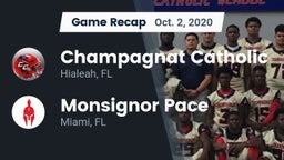 Recap: Champagnat Catholic  vs. Monsignor Pace  2020