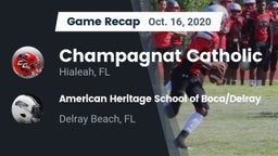 Recap: Champagnat Catholic  vs. American Heritage School of Boca/Delray 2020