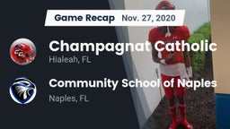 Recap: Champagnat Catholic  vs. Community School of Naples 2020