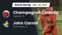 Recap: Champagnat Catholic  vs. John Carroll  2021