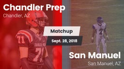 Matchup: Chandler Prep vs. San Manuel  2018