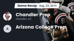 Recap: Chandler Prep  vs. Arizona College Prep 2019