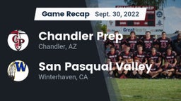 Recap: Chandler Prep  vs. San Pasqual Valley  2022